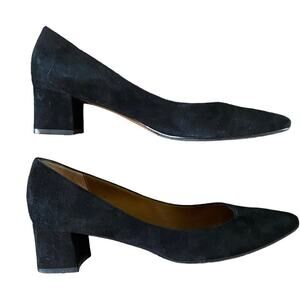 Aquatalia black suede pumps size 8